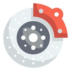 brake flat icon