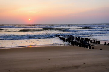 Mimizan, Zatoka Biskajska, Atlantyk, Francja © podlaski49