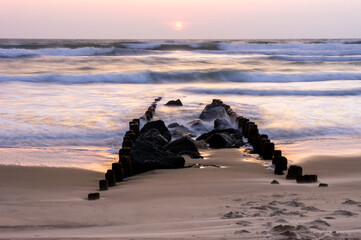 Mimizan, Zatoka Biskajska, Atlantyk, Francja © podlaski49