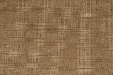Naklejka na ściany i meble Brown fabric texture. Textile background. For design and 3D graphics