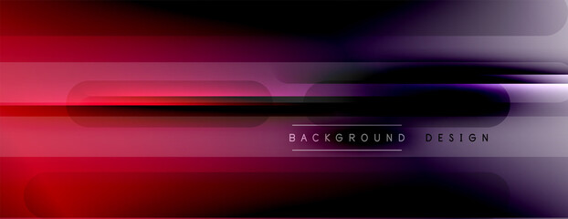 Obraz premium Abstract background - lines composition created with lights and shadows. Technology or business digital template. Trendy simple fluid color gradient abstract background with dynamic
