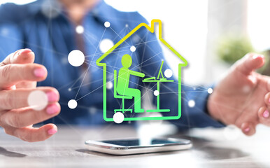 Concept of work from home