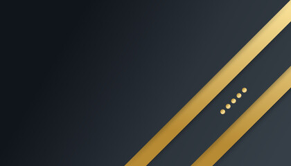 Abstract black and gold luxury simple minimal background