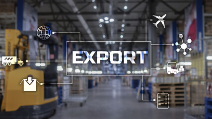 Logistics Import Export background 2021