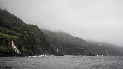 The landscape of Pico Island in the Azores