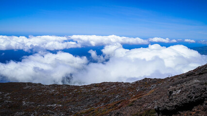 The landscape of Pico Island in the Azores