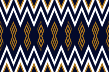 Ethnic zigzag pattern native fabric design abstract background.
