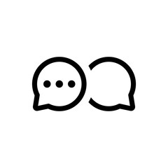 Message bubbles icon