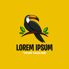AWESOME TOUCAN LOGO TEMPLATE 