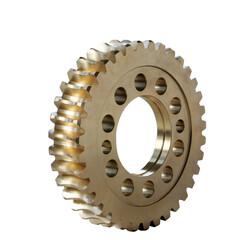 Gear wheel on a white background