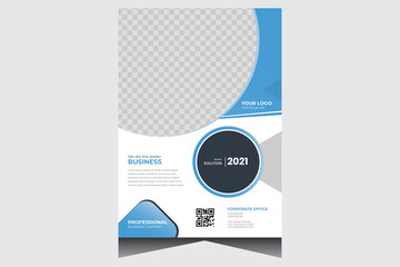 Creative promotional modern business flyer design template