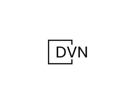 DVN Letter Initial Logo Design Vector Illustration