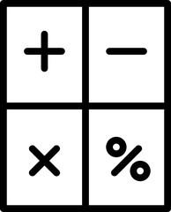 Obraz premium calculator icon