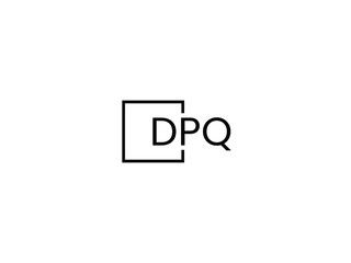 Obraz premium DPQ letter initial logo design vector illustration
