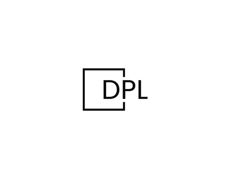 DPL letter initial logo design vector illustration