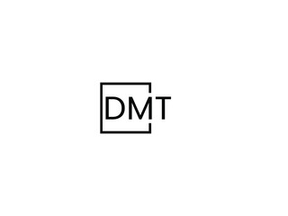 Fototapeta premium DMT letter initial logo design vector illustration