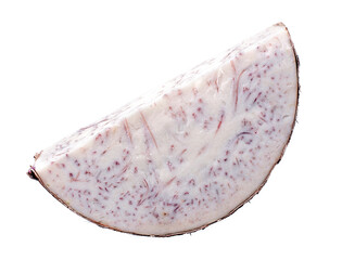 Taro isolated on white background