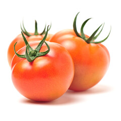 fresh tomato isolated on white background