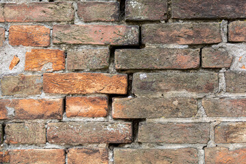 Old Brickwall in Venice, Italy