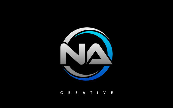 NA Letter Initial Logo Design Template Vector Illustration