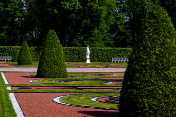Gardens and parks of Russia. Catherine Park in Pushkin (Tsarskoe Selo), June 9, 2021