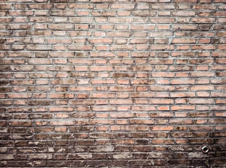 Seamless red brick wall background.Old red brick grunge wall background. 

A deteriorating old brick wall of an 18th century fort.
