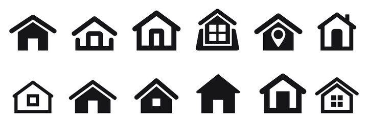 Home icon vector