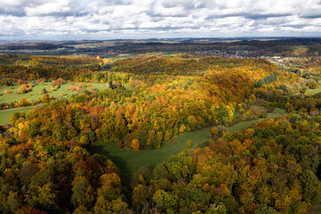 Herbstlandschaft am Rande des Schwarzwaldes
