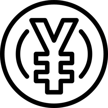 recommend clip art: yen outline icon