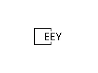 EEY Letter Initial Logo Design Vector Illustration