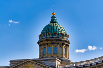 Obraz premium Kazan Cathedral or Kazanskiy Kafedralniy Sobor in Saint Petersburg
