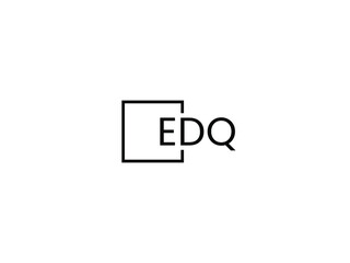 EDQ Letter Initial Logo Design Vector Illustration