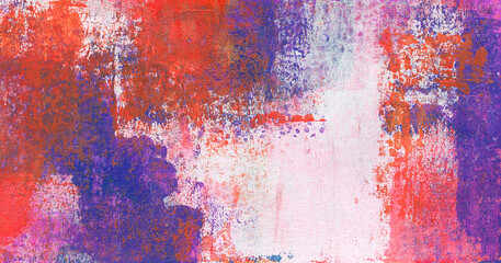 Abstract artwork. Versatile artistic backdrop for creative design projects: posters, banners, cards, websites, invitations, magazines, wallpapers. Beautiful unusual hand painted texture. Vivid colors.