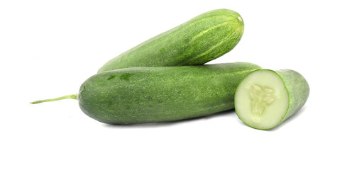 cucumber isolated on white background