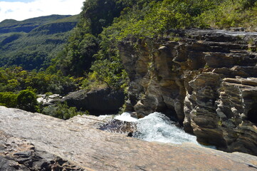 Paredão de pedra na Chapada dos Veadeiros