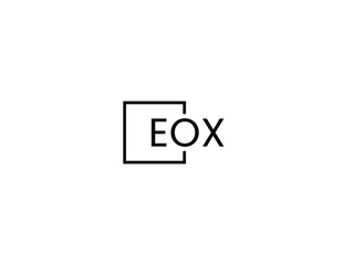 EOX Letter Initial Logo Design Vector Illustration