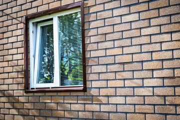 Fototapeta na wymiar wall with window perspective
