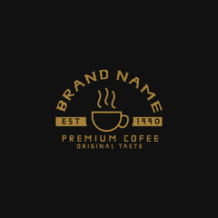 vintage logo tempate.luxury logo. identity for Restaurant, Royalty, Boutique, Cafe, Hotel, Heraldic, Jewelry, Fashion and other vector illustration - Vector