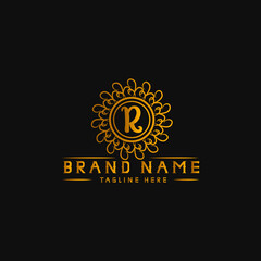 vintage logo tempate.luxury logo. identity for Restaurant, Royalty, Boutique, Cafe, Hotel, Heraldic, Jewelry, Fashion and other vector illustration - Vector