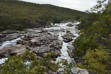 Rio na época de seca