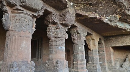 Aurangabad Cave Temples, maharashtra,india