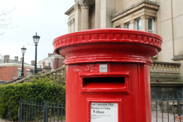 Red UK Post Box