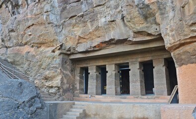 Fototapeta na wymiar Aurangabad Cave Temples, maharashtra,india