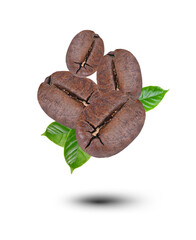 coffee been isolated on white background