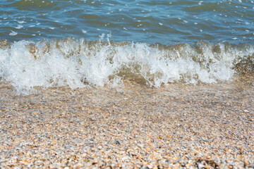 waves on the sea beach