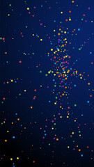 Fototapeta na wymiar Festive amusing confetti. Celebration stars. Color