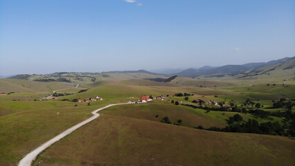 Fototapeta na wymiar Landscape in the mountain, Zlatibor - Serbia