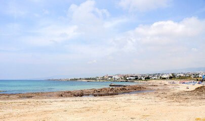 beach and resort in summer