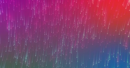Animation of multiple light trails moving in hypnotic motion background - Powered by Adobe