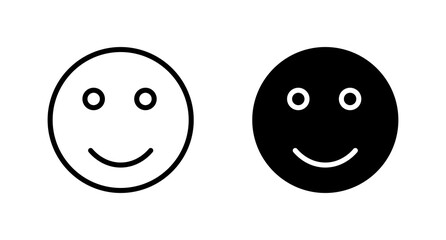 Fototapeta premium emoji face icon vector for web, computer and mobile app